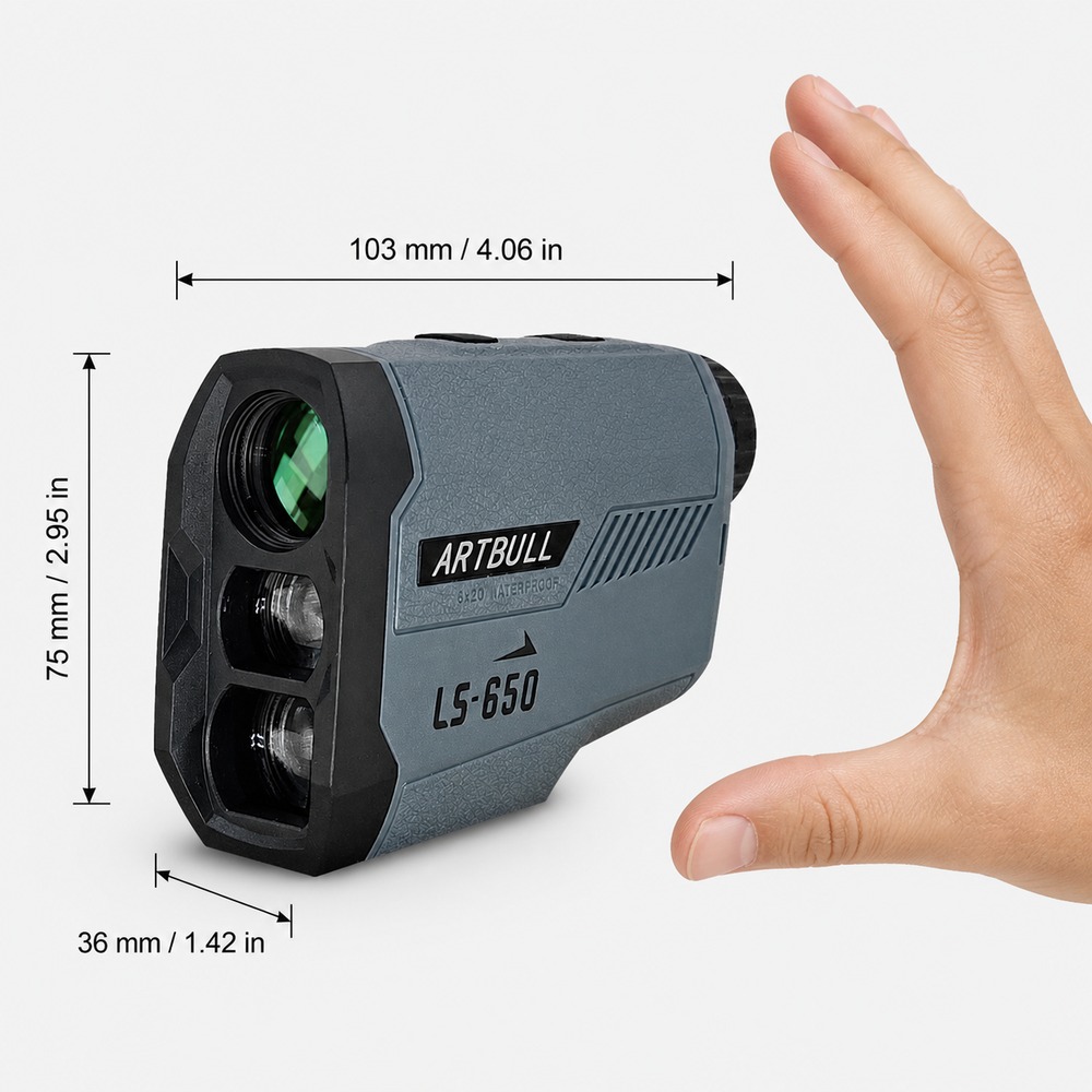 Golf Mesafe Ölçer 650m 6X20 La - Rangefinder Laser Golf incelemesi ve fiyatı
