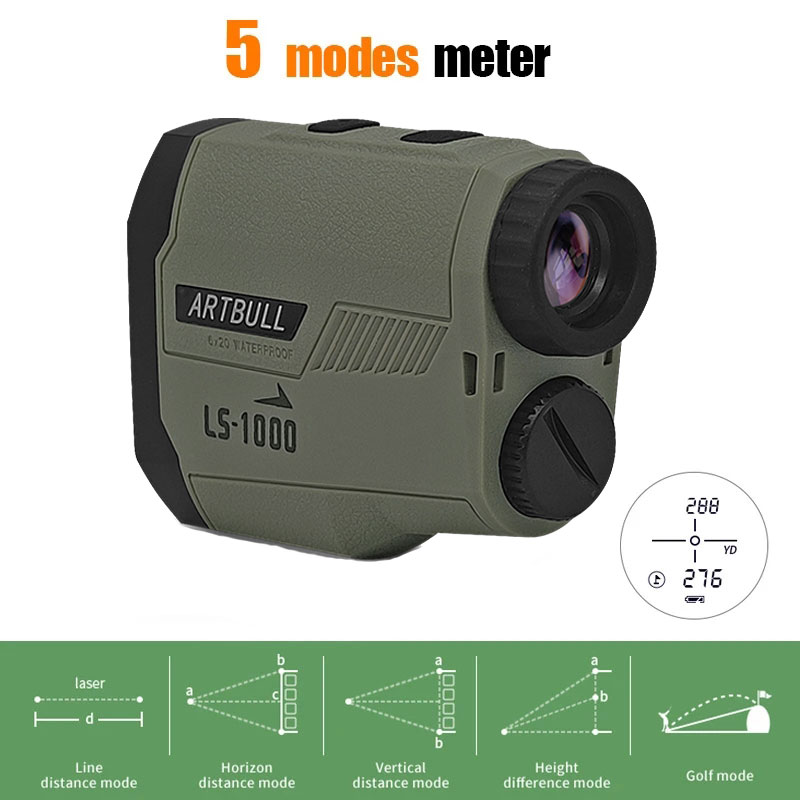 ARTBULL Lazer Uzaklık Ölçer Av - Rangefinder Laser Golf incelemesi ve fiyatı